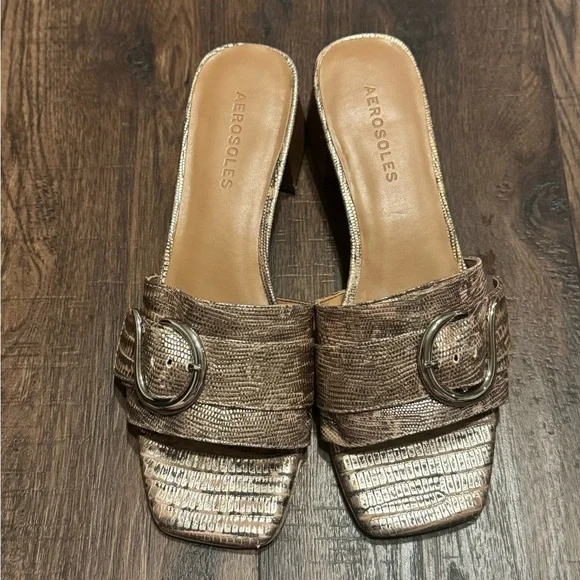 Aerosoles Evvie Low Block Heel Sandals - Picture 2 of 5